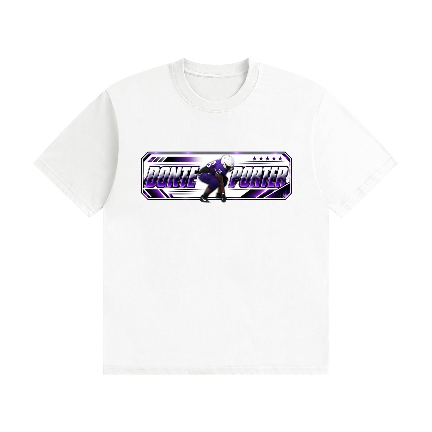 Donte Porter ll Unisex Cotton T-Shirt - Image 2