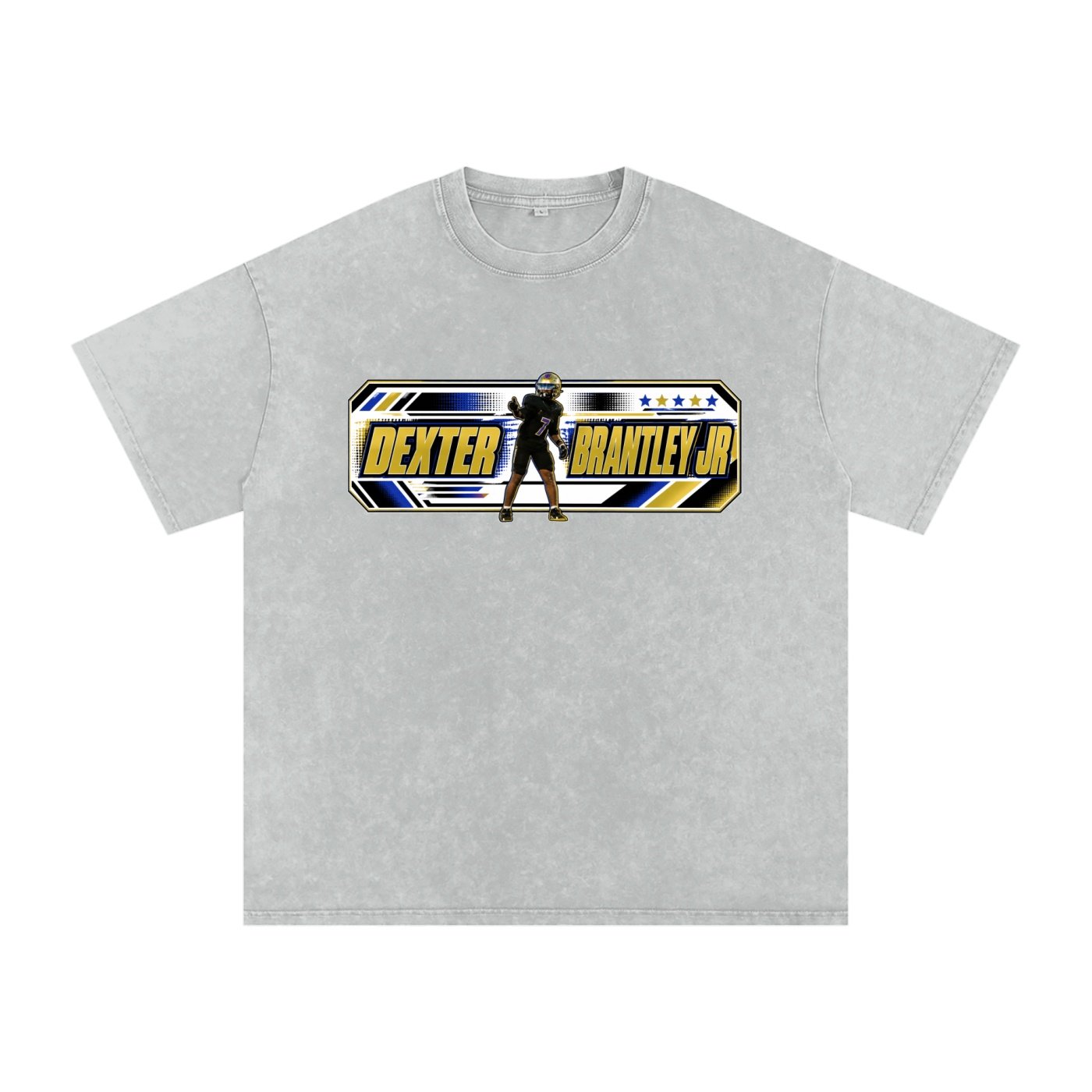Dexter Brantley Jr, Snow Washed Oversized TEE - Image 3