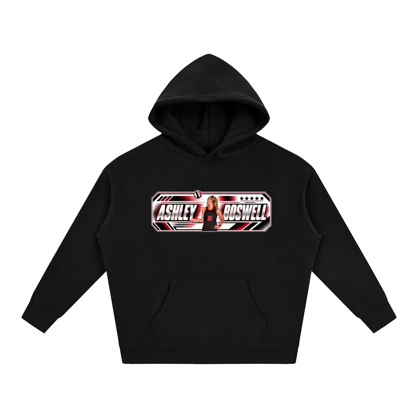 Ashley Boswell Oversize Fleeced Hoodie - Image 1