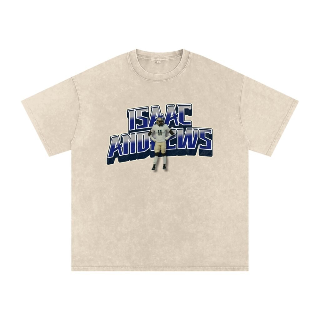 Isaac Andrews  Snow Washed Oversized TEE