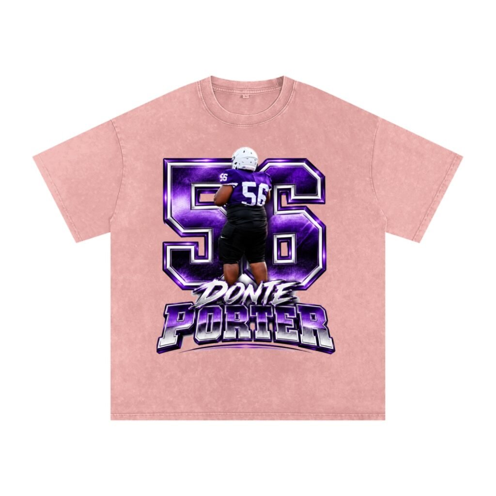 Donte Porter ll Snow Washed Oversized TEE