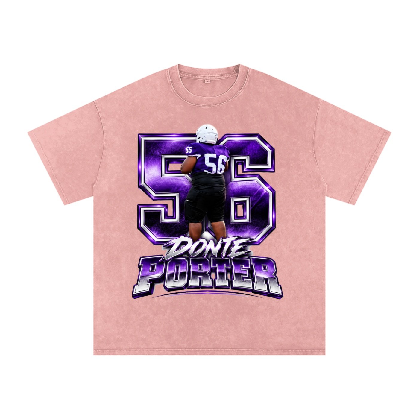Donte Porter ll Snow Washed Oversized TEE - Image 5