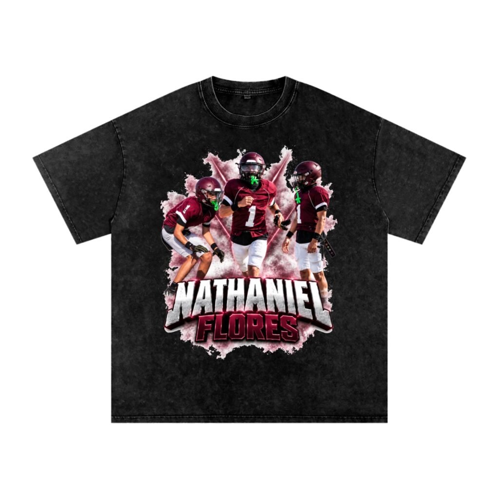Nathaniel Flores Snow Washed Oversized TEE