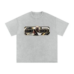 Dannie Johnson jr Snow Washed Oversized TEE - Image 5
