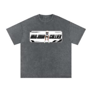 Amias Jordan collier Snow Washed Oversized TEE - Image 4