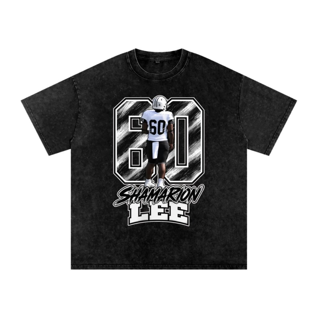 Shamarion Lee Snow Washed Oversized TEE