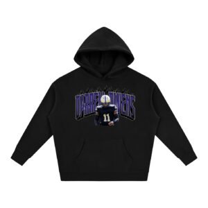 Darrell owens jr Oversize Fleeced Hoodie - Image 1