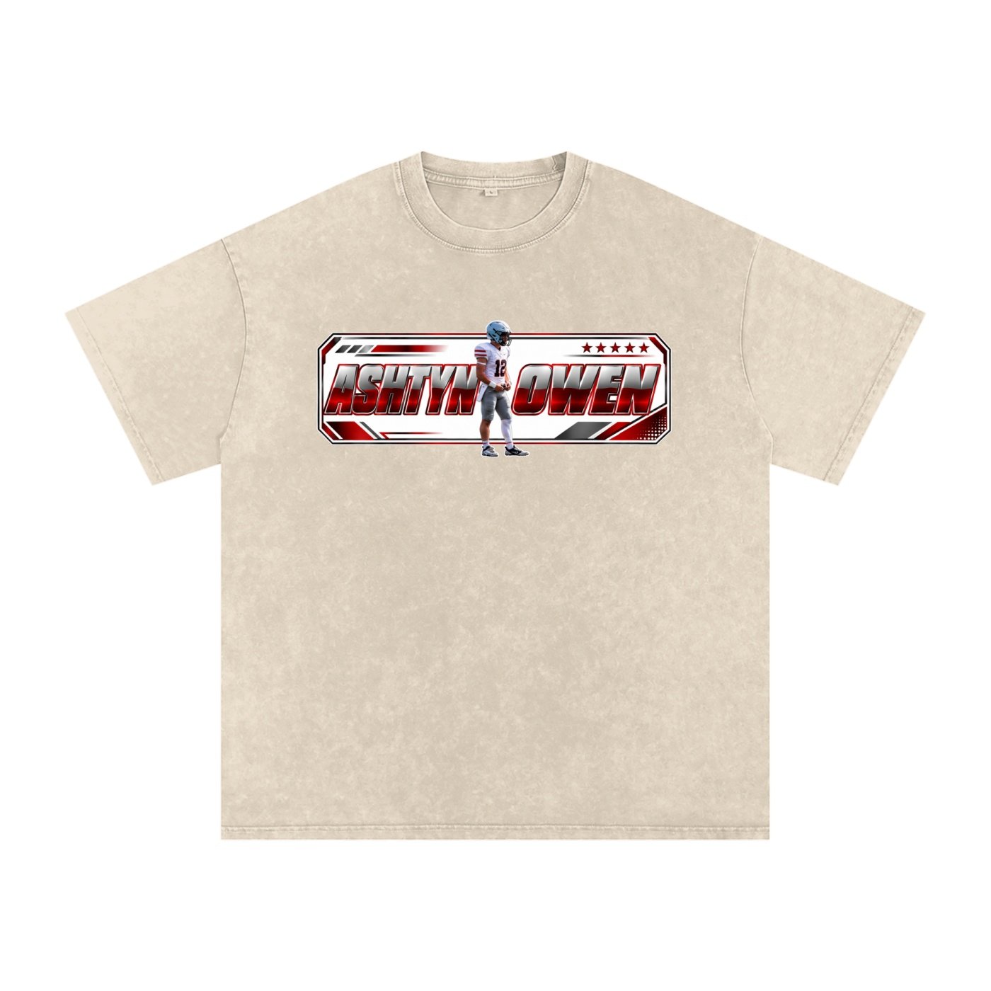 Ashtyn Owen Snow Washed Oversized TEE - Image 2