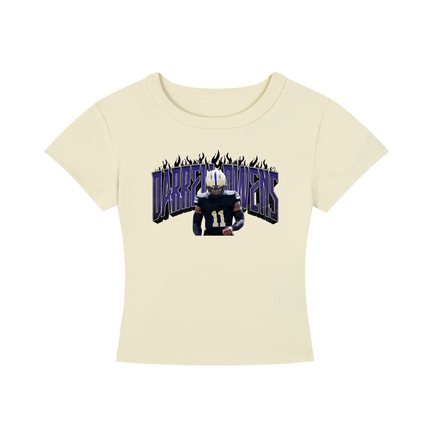 Darrell owens jr Women's CropTop - Image 4