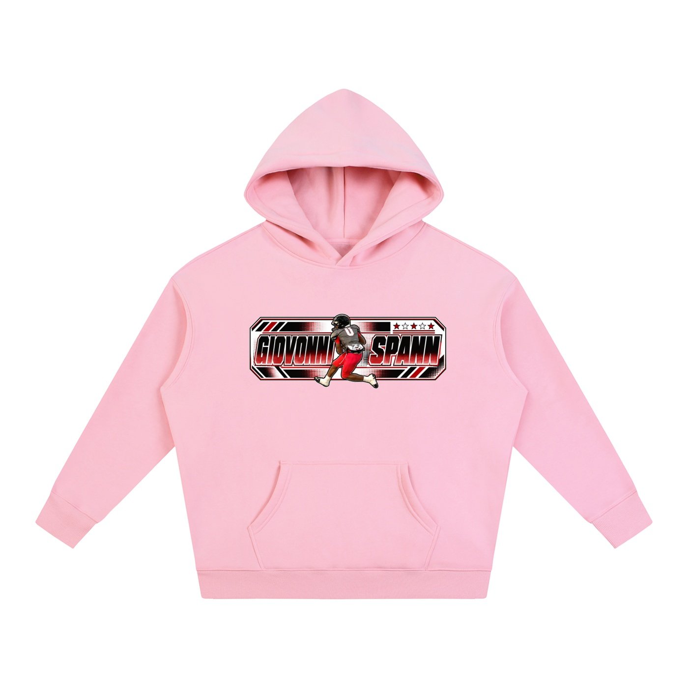 Giovonni Spann  Oversize Fleeced Hoodie - Image 5