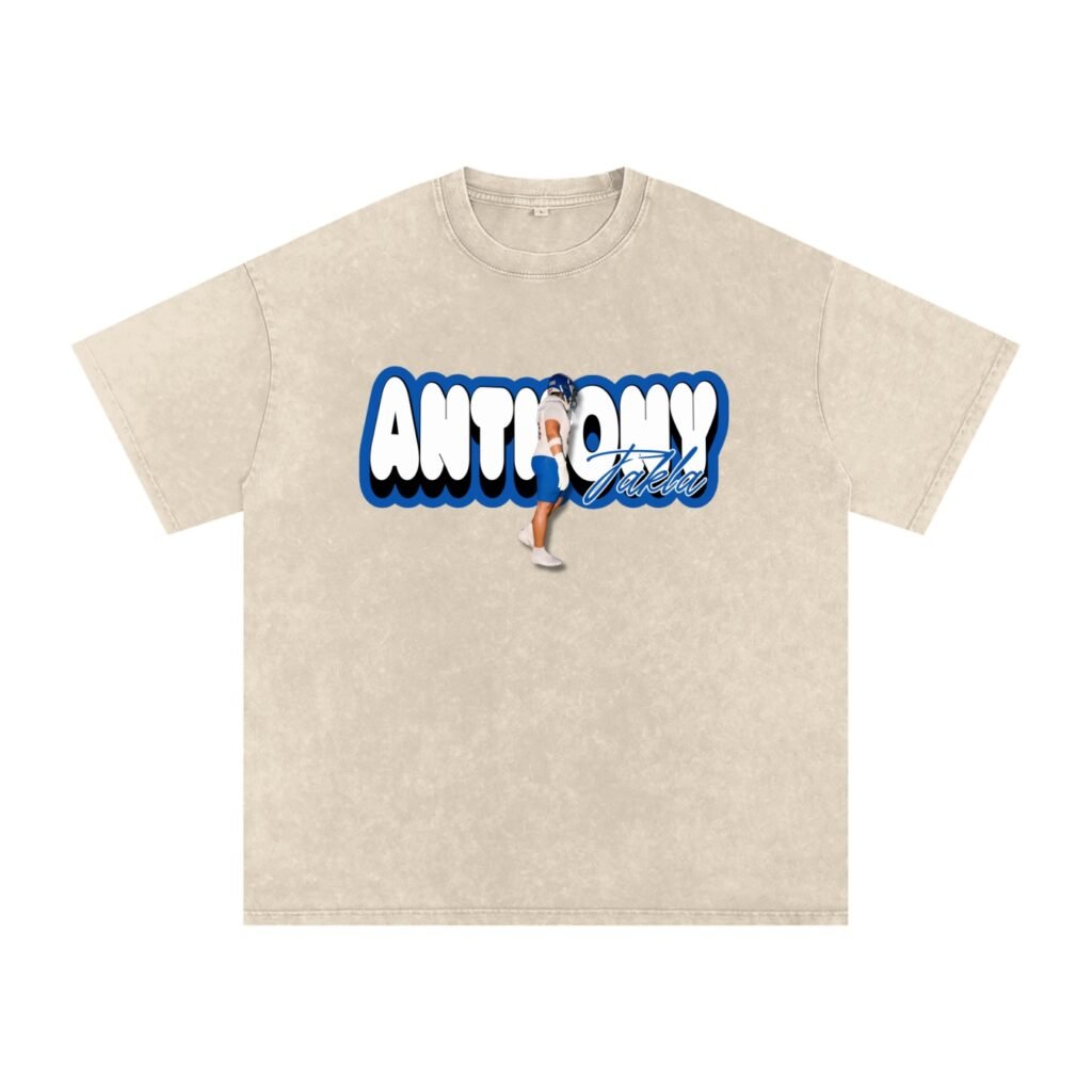 Anthony Takla Snow Washed Oversized TEE