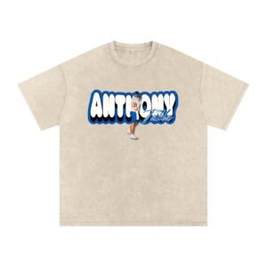 Anthony Takla Snow Washed Oversized TEE - Image 2