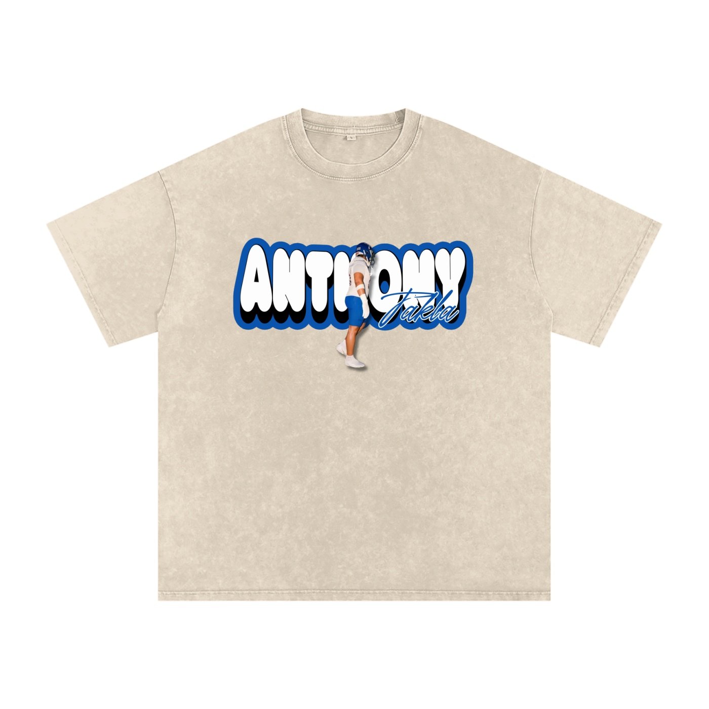 Anthony Takla Snow Washed Oversized TEE - Image 2