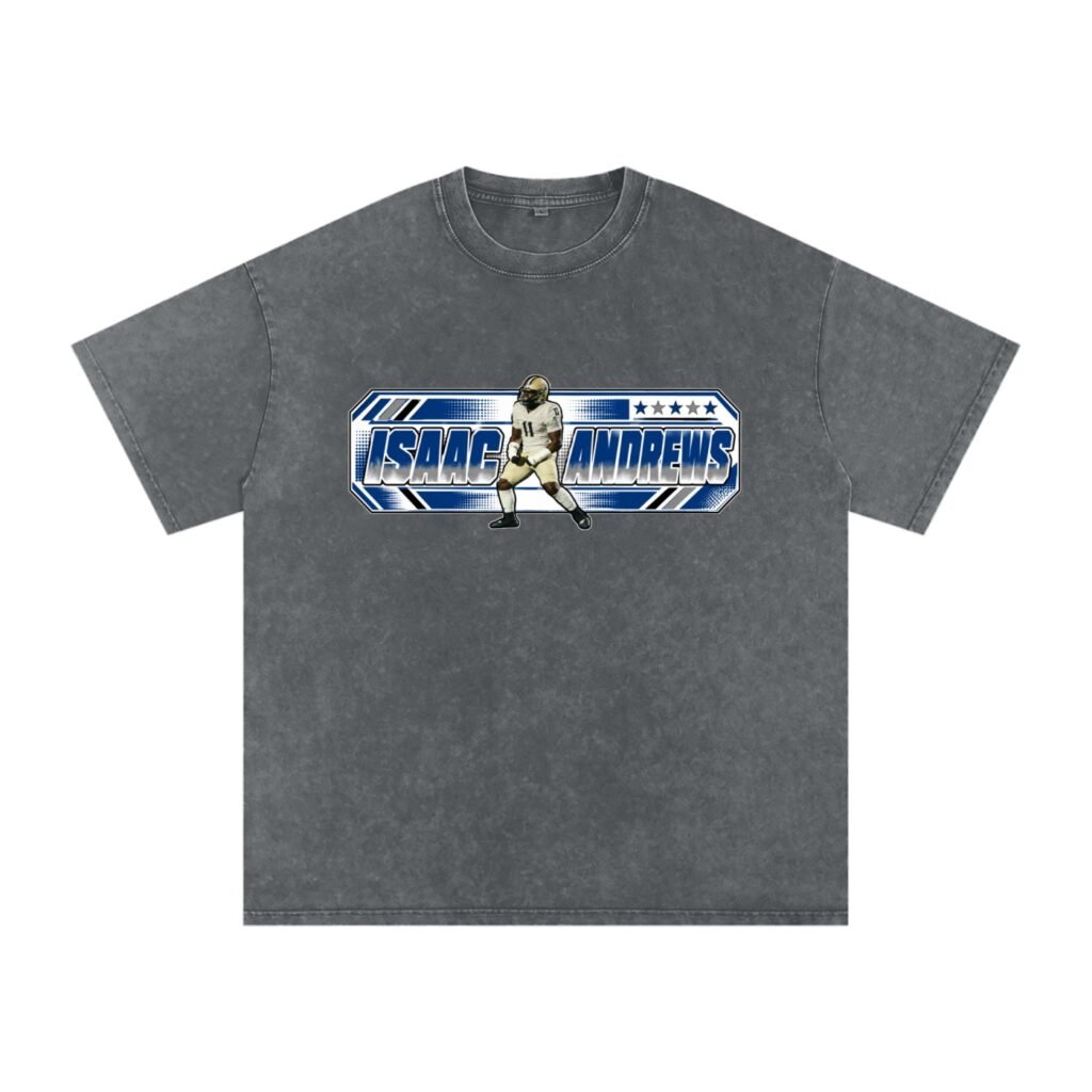 Isaac Andrews  Snow Washed Oversized TEE