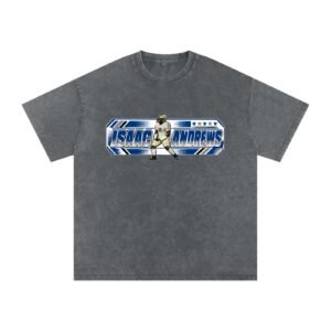 Isaac Andrews  Snow Washed Oversized TEE - Image 4