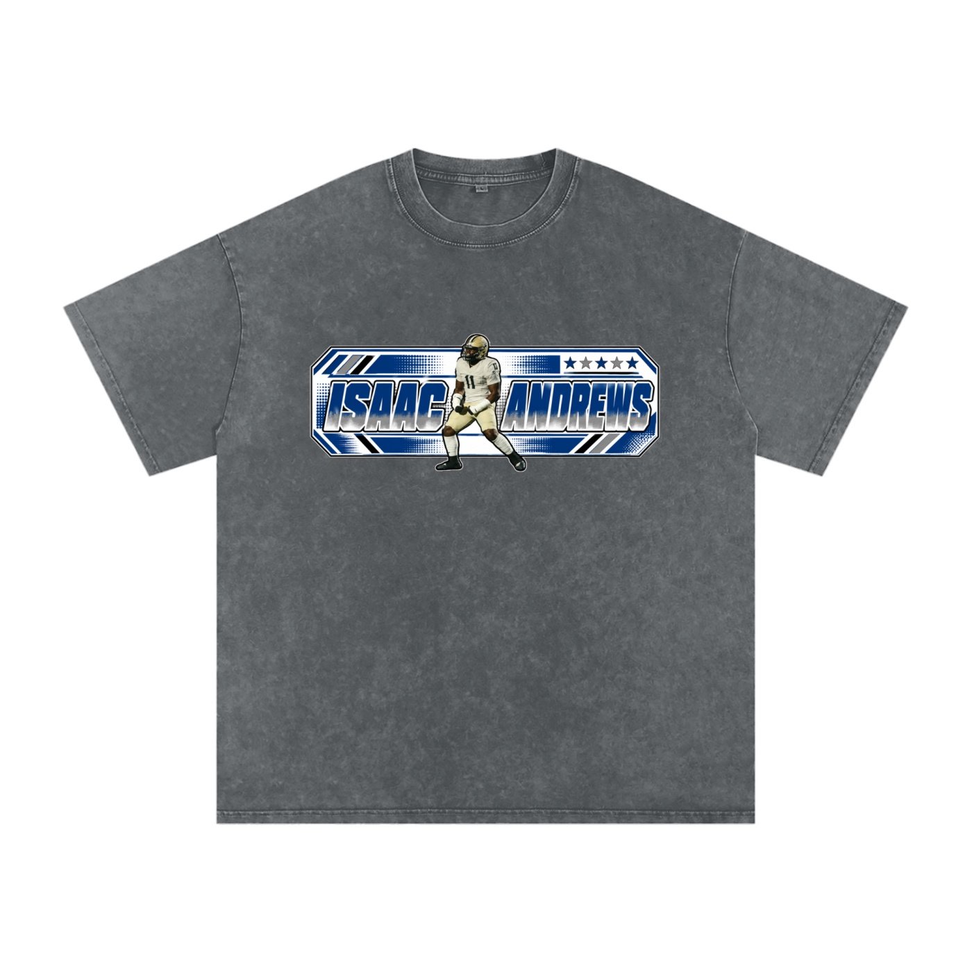 Isaac Andrews  Snow Washed Oversized TEE - Image 4