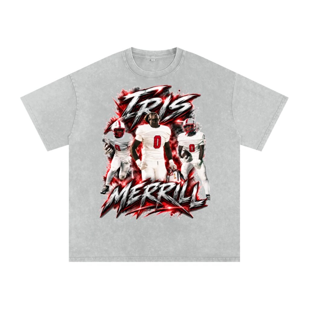 Iris Merrill Snow Washed Oversized TEE