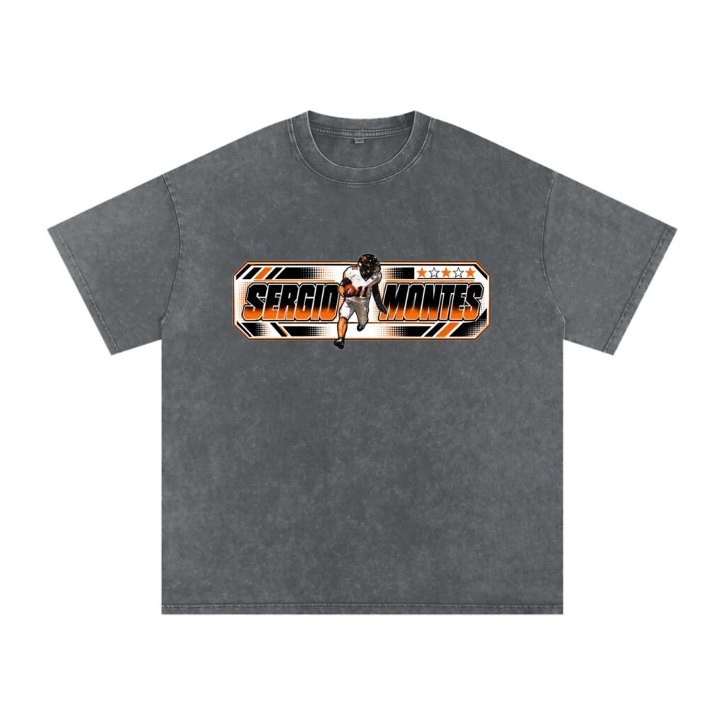 Sergio Montes  Snow Washed Oversized TEE