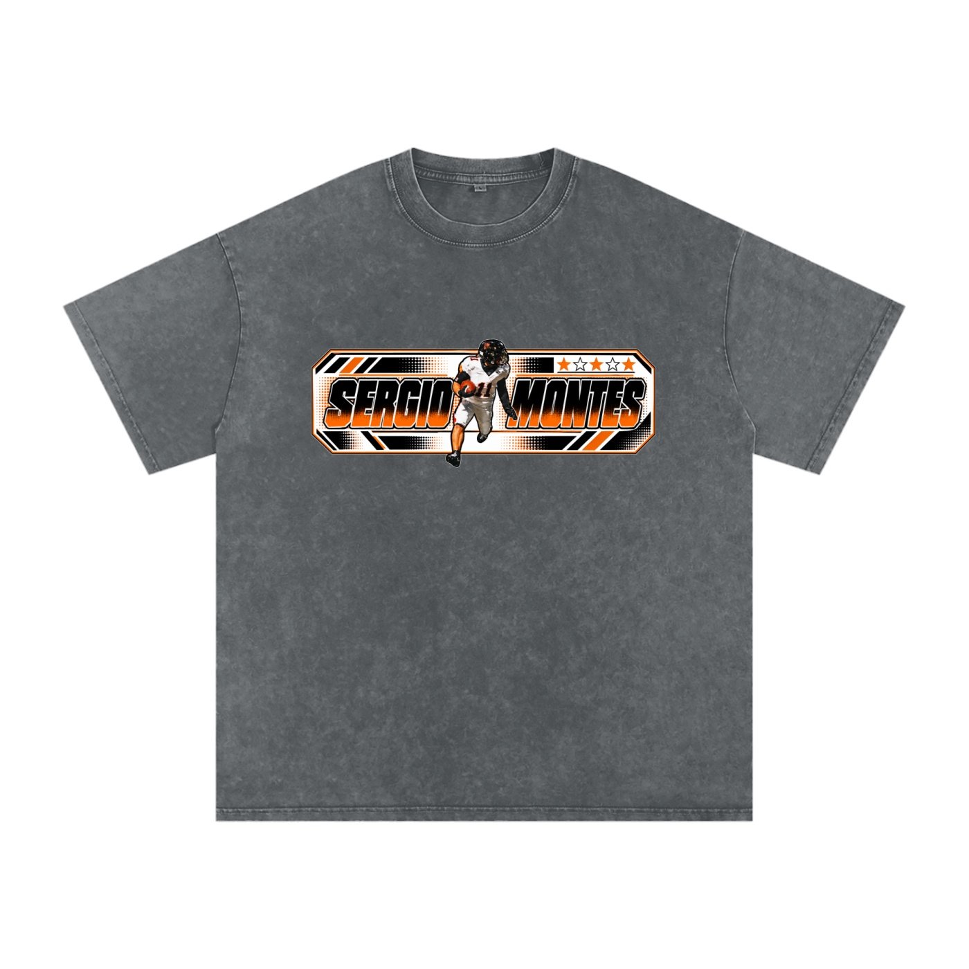 Sergio Montes  Snow Washed Oversized TEE - Image 4