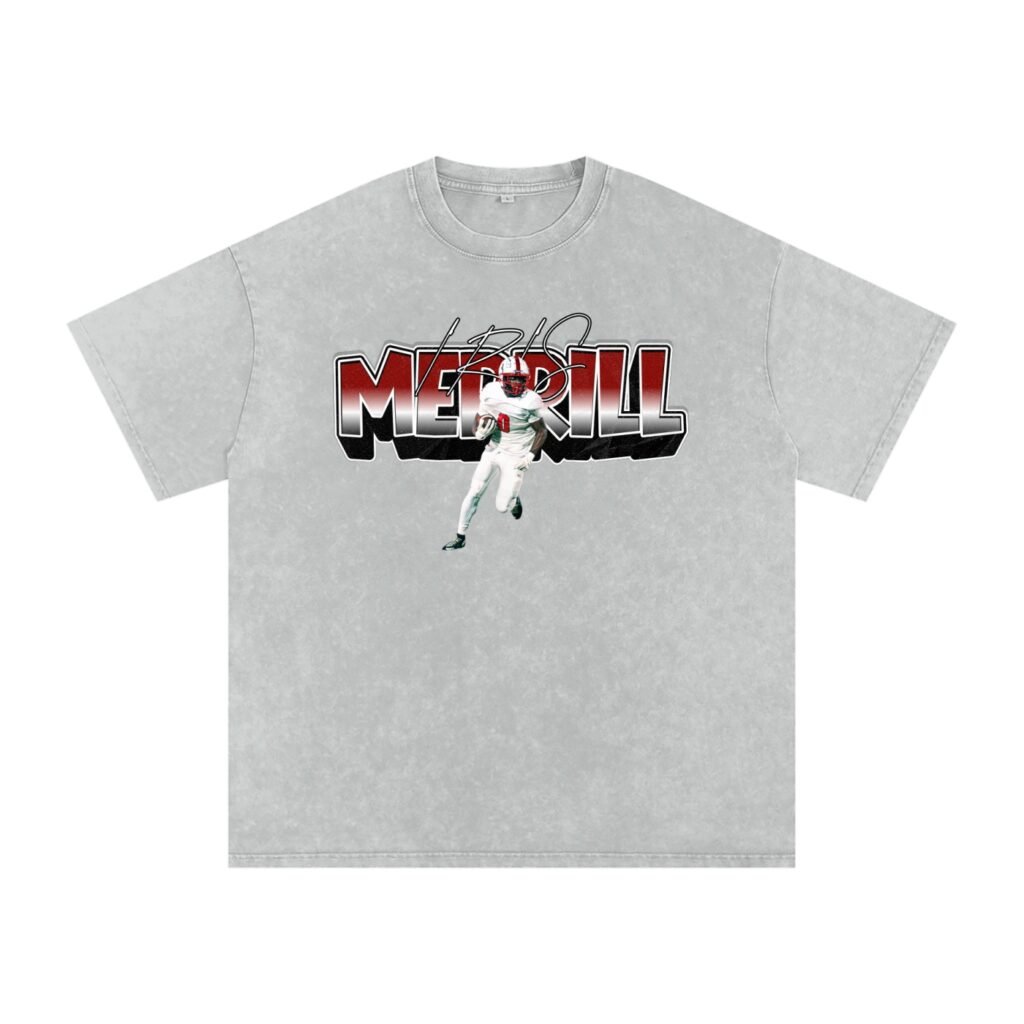 Iris Merrill Snow Washed Oversized TEE