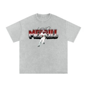 Iris Merrill Snow Washed Oversized TEE - Image 3