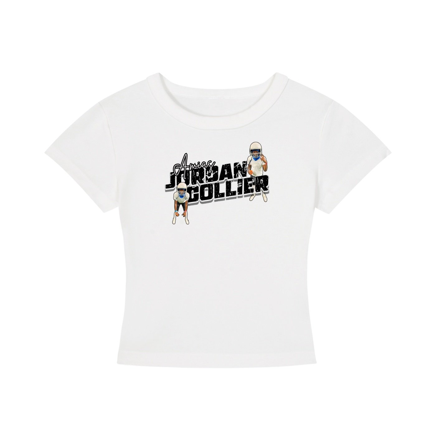 Amias Jordan collier Women's CropTop - Image 2