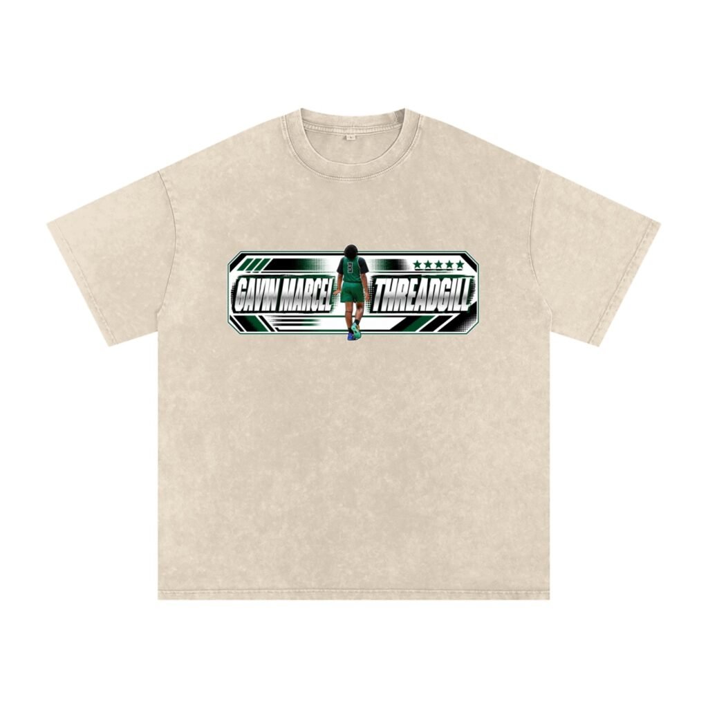 Gavin Marcel Threadgill Snow Washed Oversized TEE