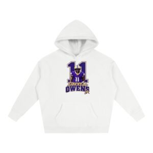 Darrell owens jr Oversize Fleeced Hoodie - Image 2