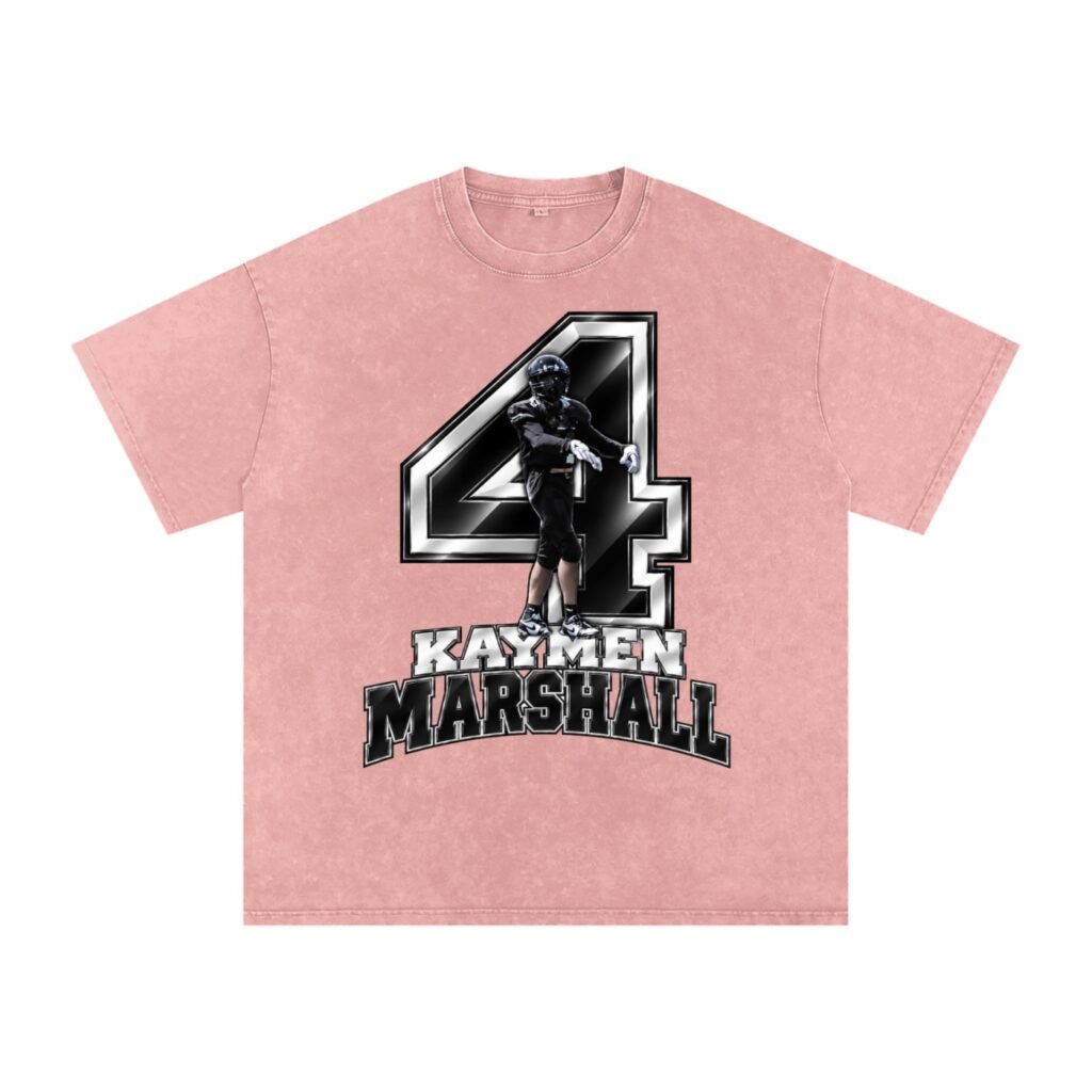 kaymen marshall Snow Washed Oversized TEE