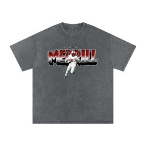 Iris Merrill Snow Washed Oversized TEE - Image 4