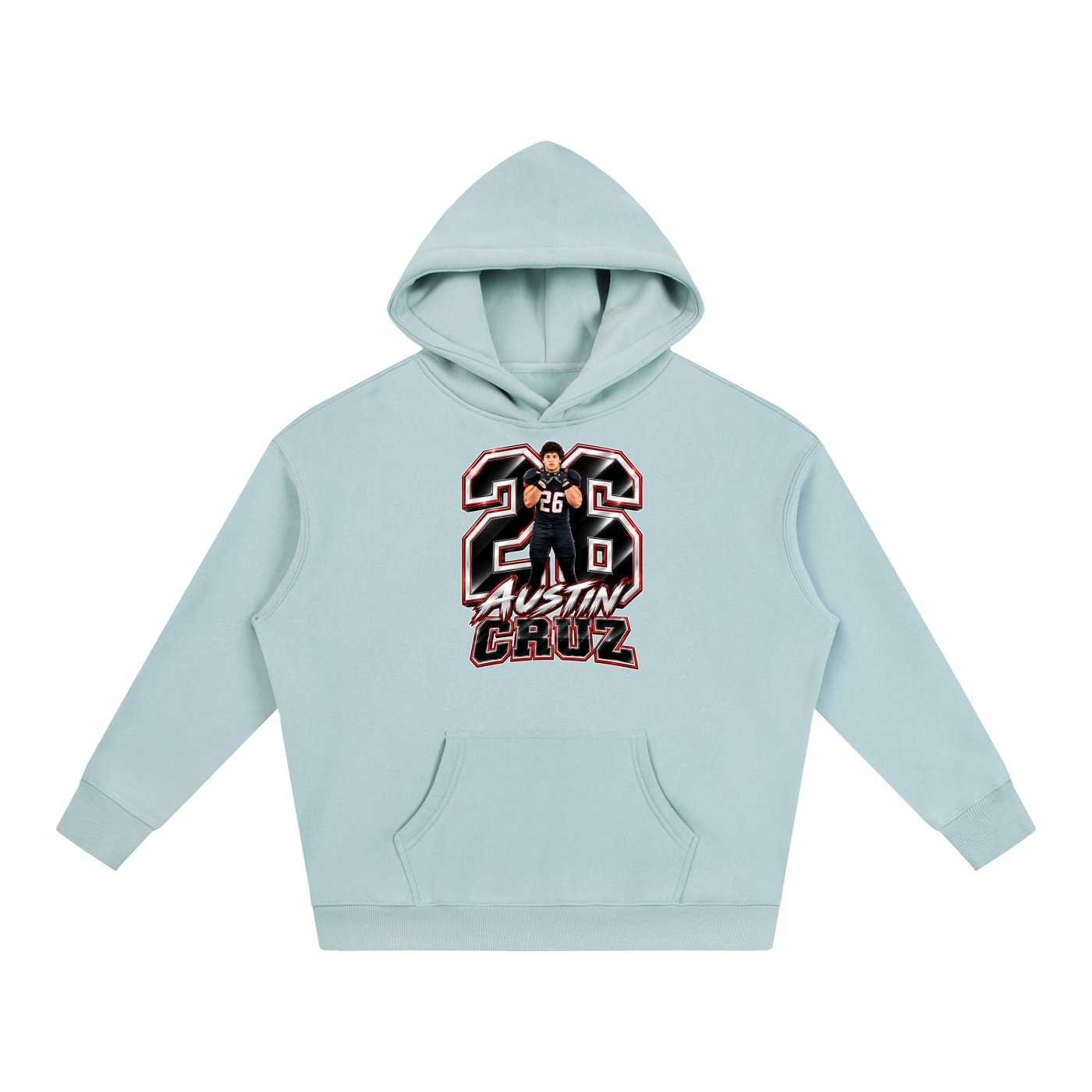 Austin Cruz Oversize Fleeced Hoodie - Image 3