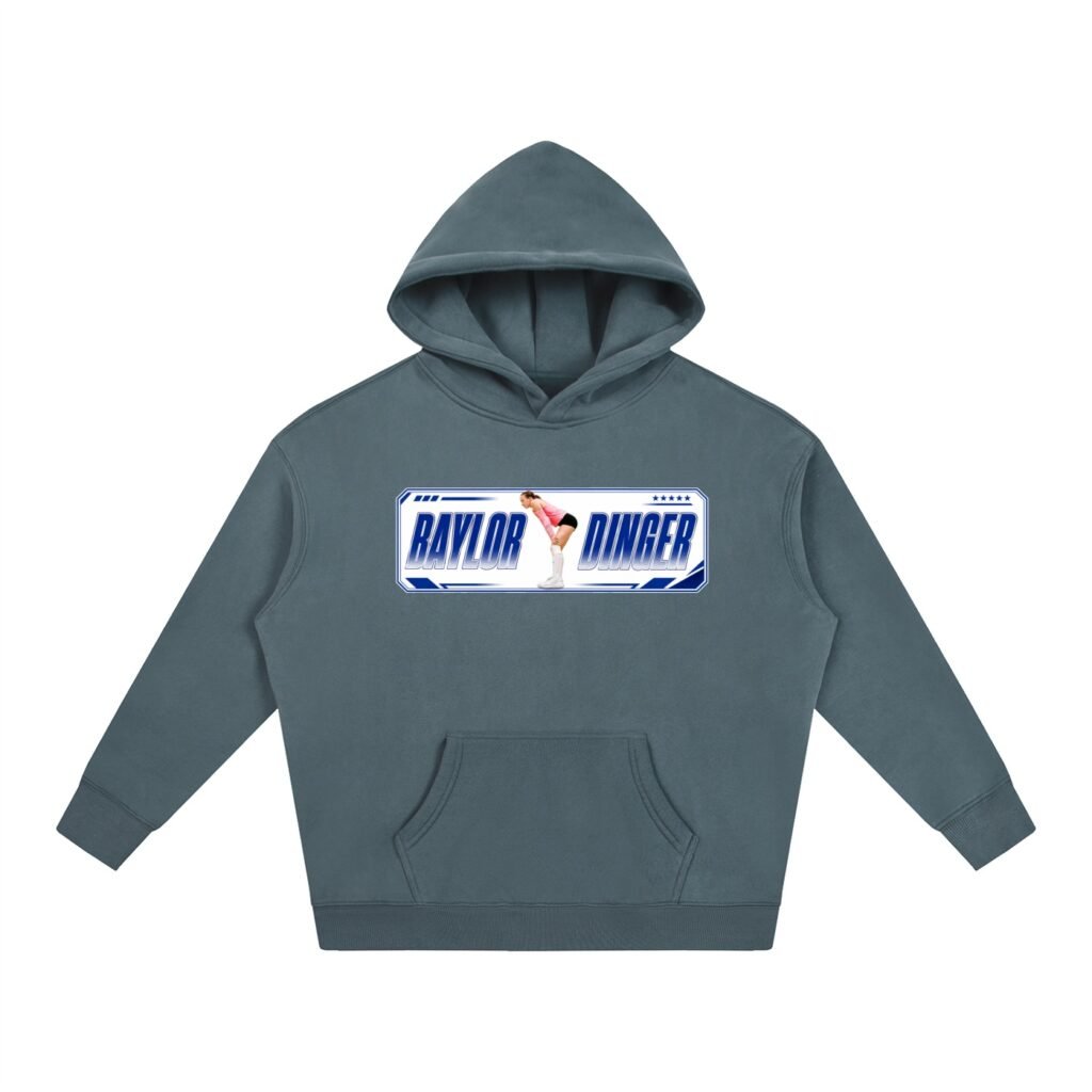 Baylor dinger Oversize Fleeced Hoodie