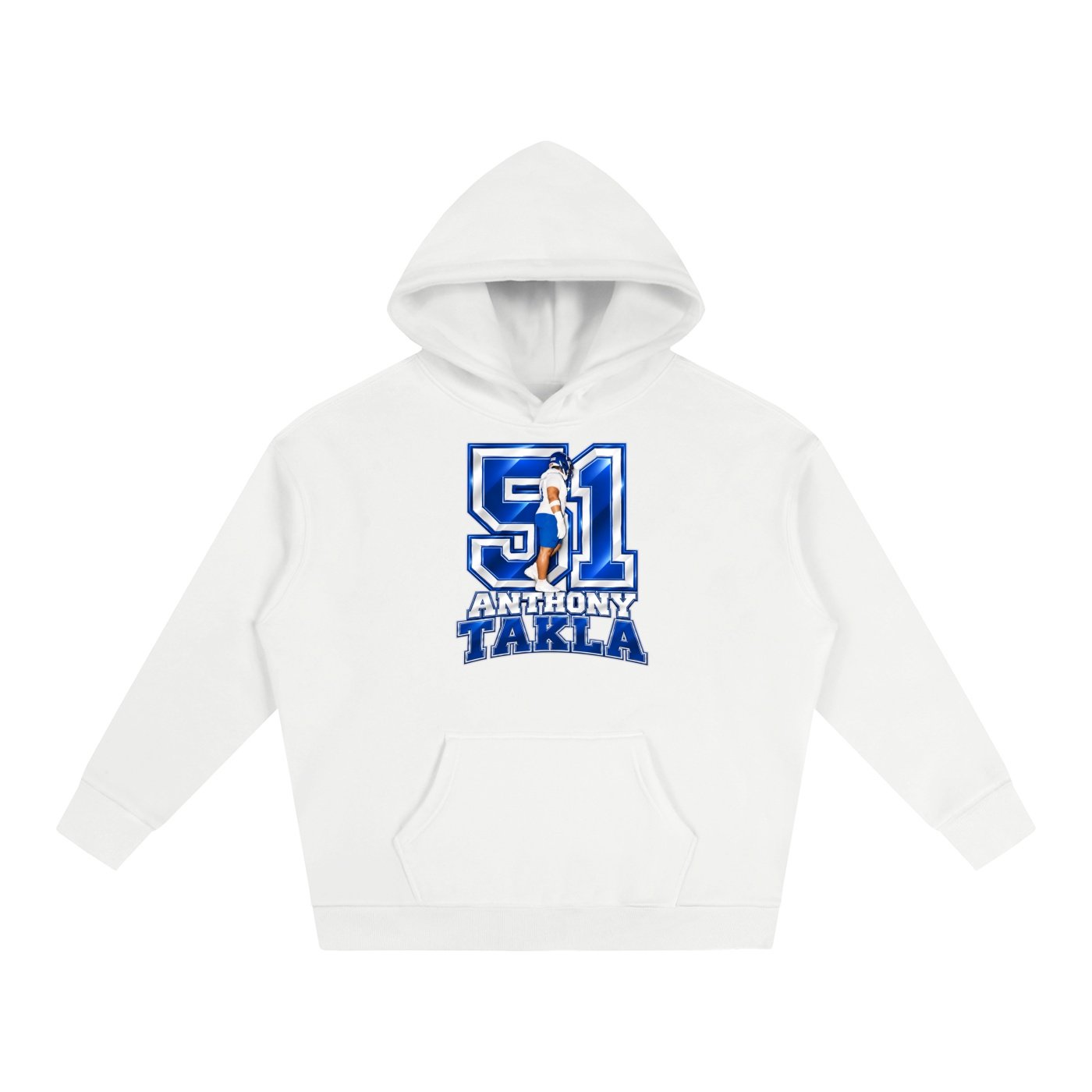 Anthony Takla Oversize Fleeced Hoodie - Image 2