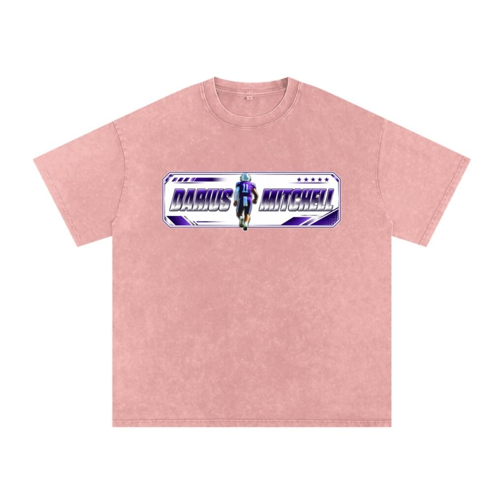 Darius Mitchell Snow Washed Oversized TEE