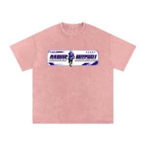 Darius Mitchell Snow Washed Oversized TEE - Image 5
