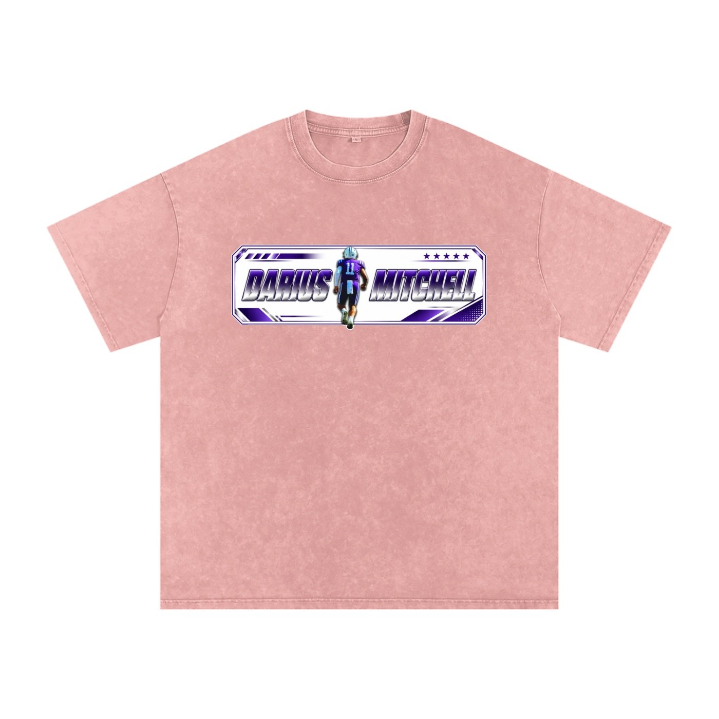 Darius Mitchell Snow Washed Oversized TEE - Image 5