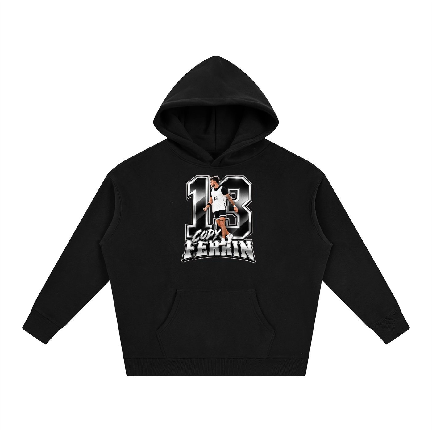 Cody Ferrin  Oversize Fleeced Hoodie - Image 1