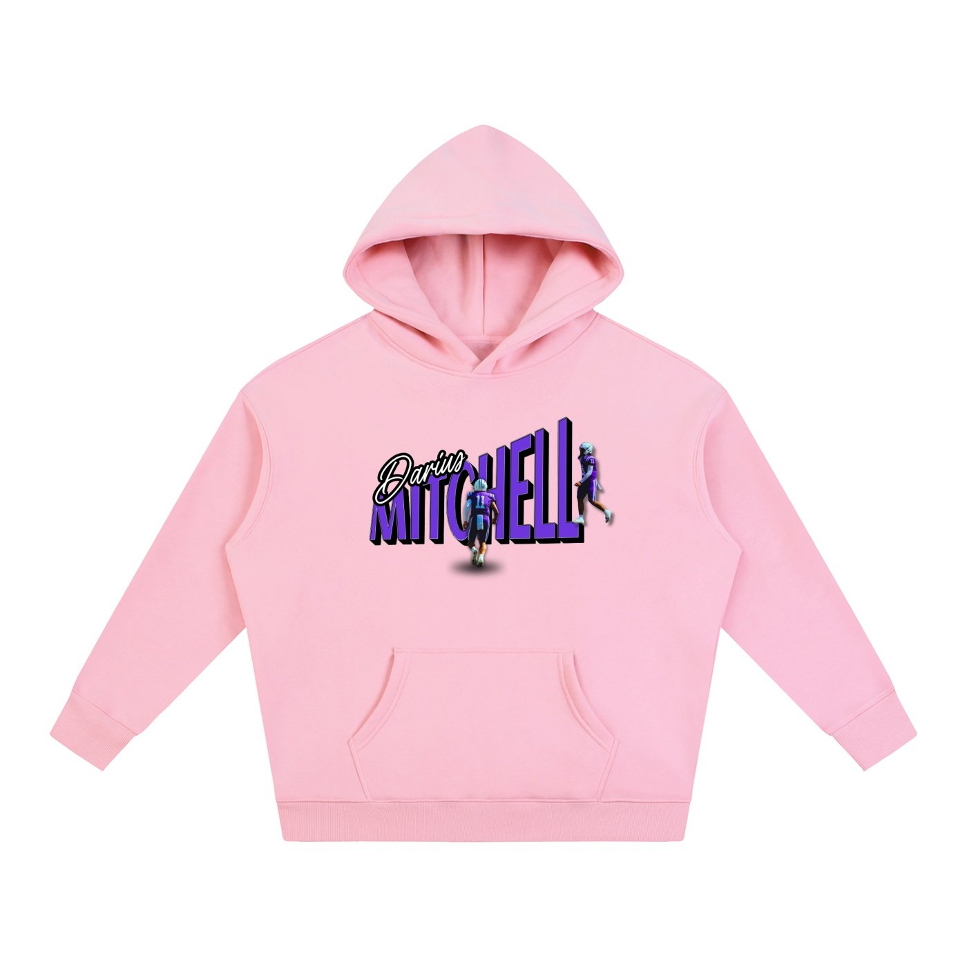 Darius Mitchell Oversize Fleeced Hoodie - Image 5