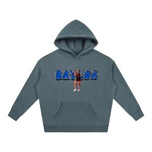 Baylor dinger Oversize Fleeced Hoodie - Image 4