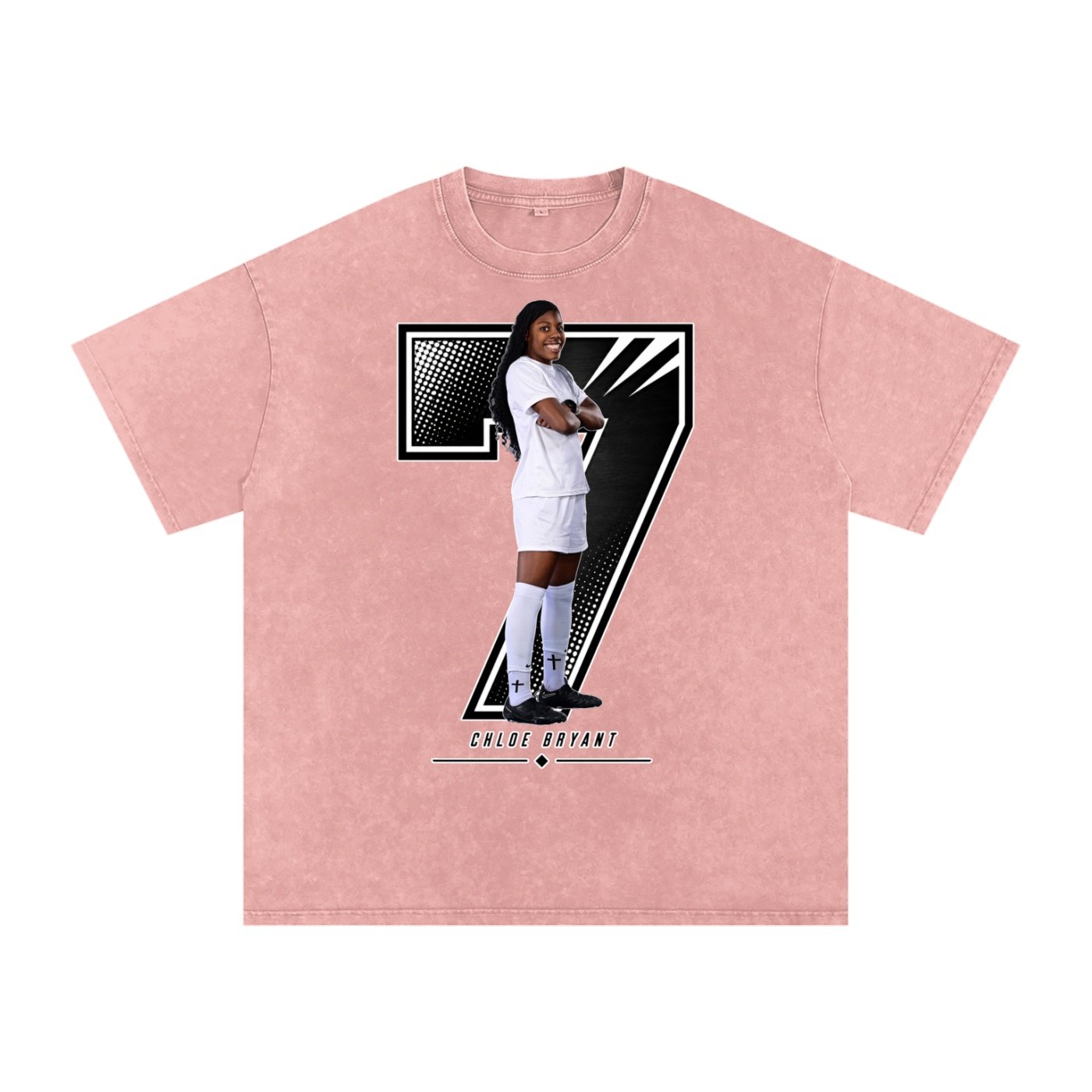 Chloe Bryant Snow Washed Oversized TEE - Image 5