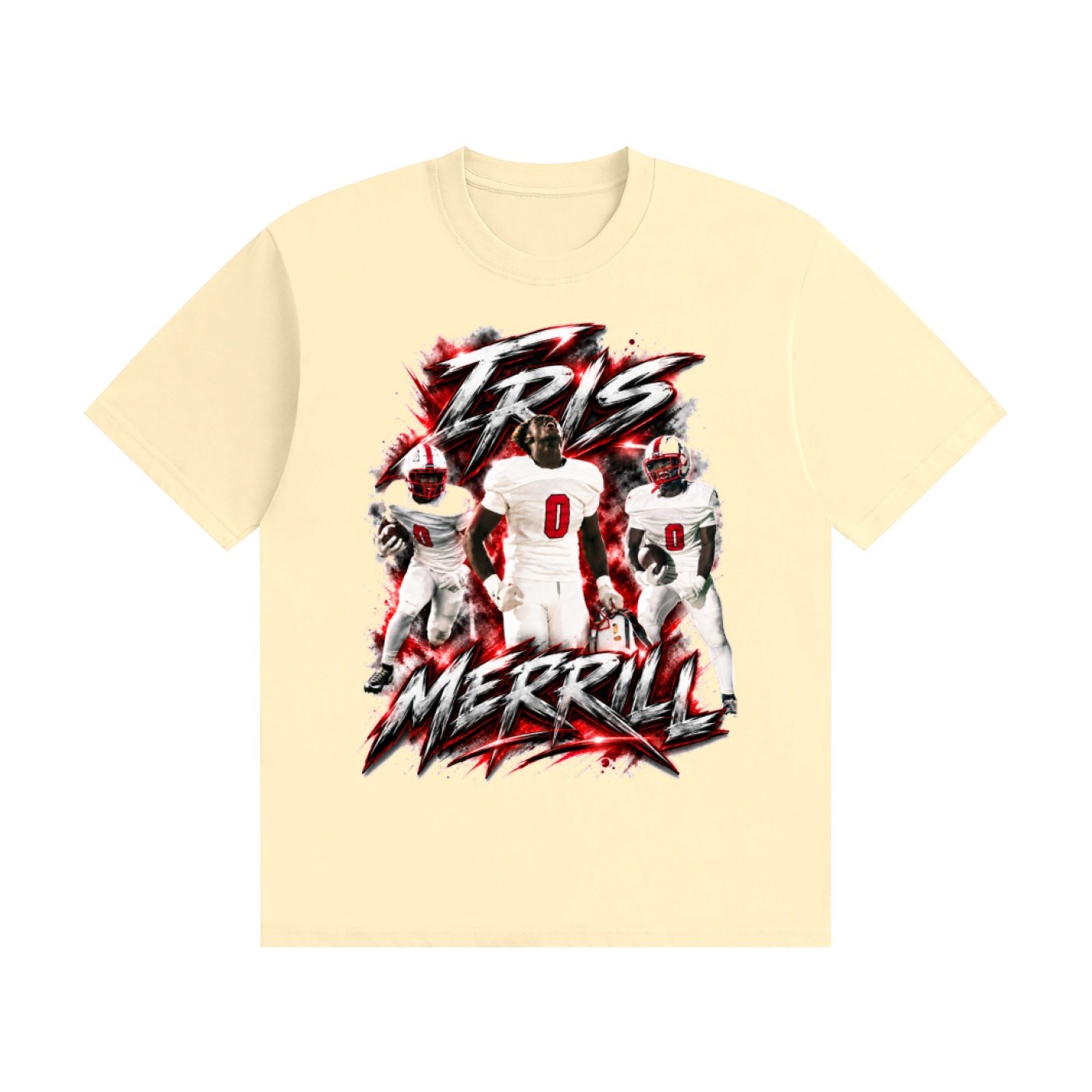 Iris Merrill  Unisex Cotton T-Shirt - Image 3
