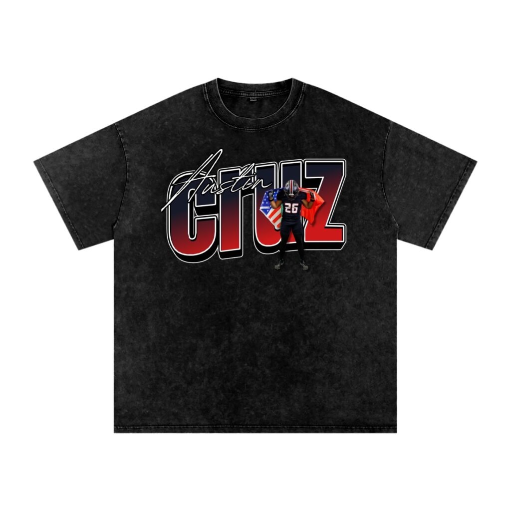 Austin Cruz Snow Washed Oversized TEE