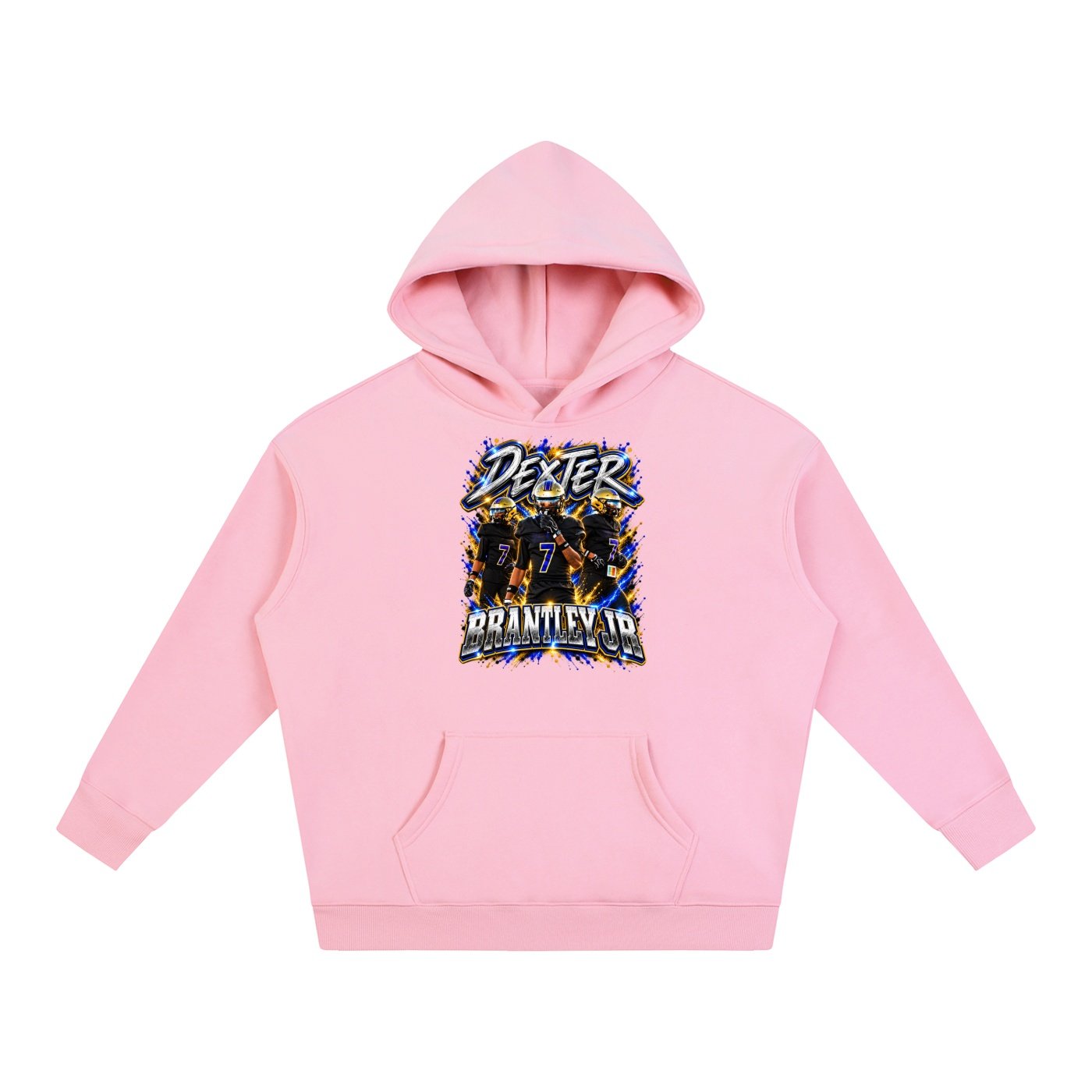 Dexter Brantley Jr,  Oversize Fleeced Hoodie - Image 5