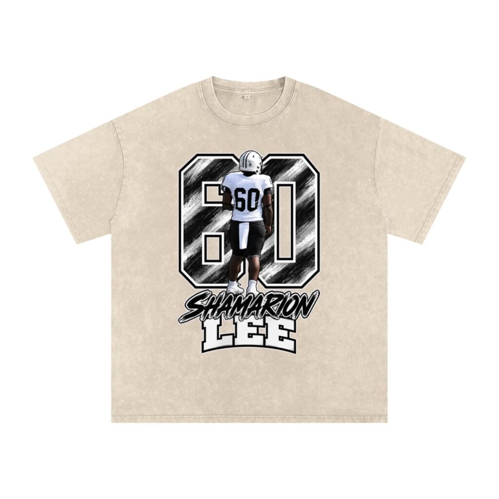 Shamarion Lee Snow Washed Oversized TEE