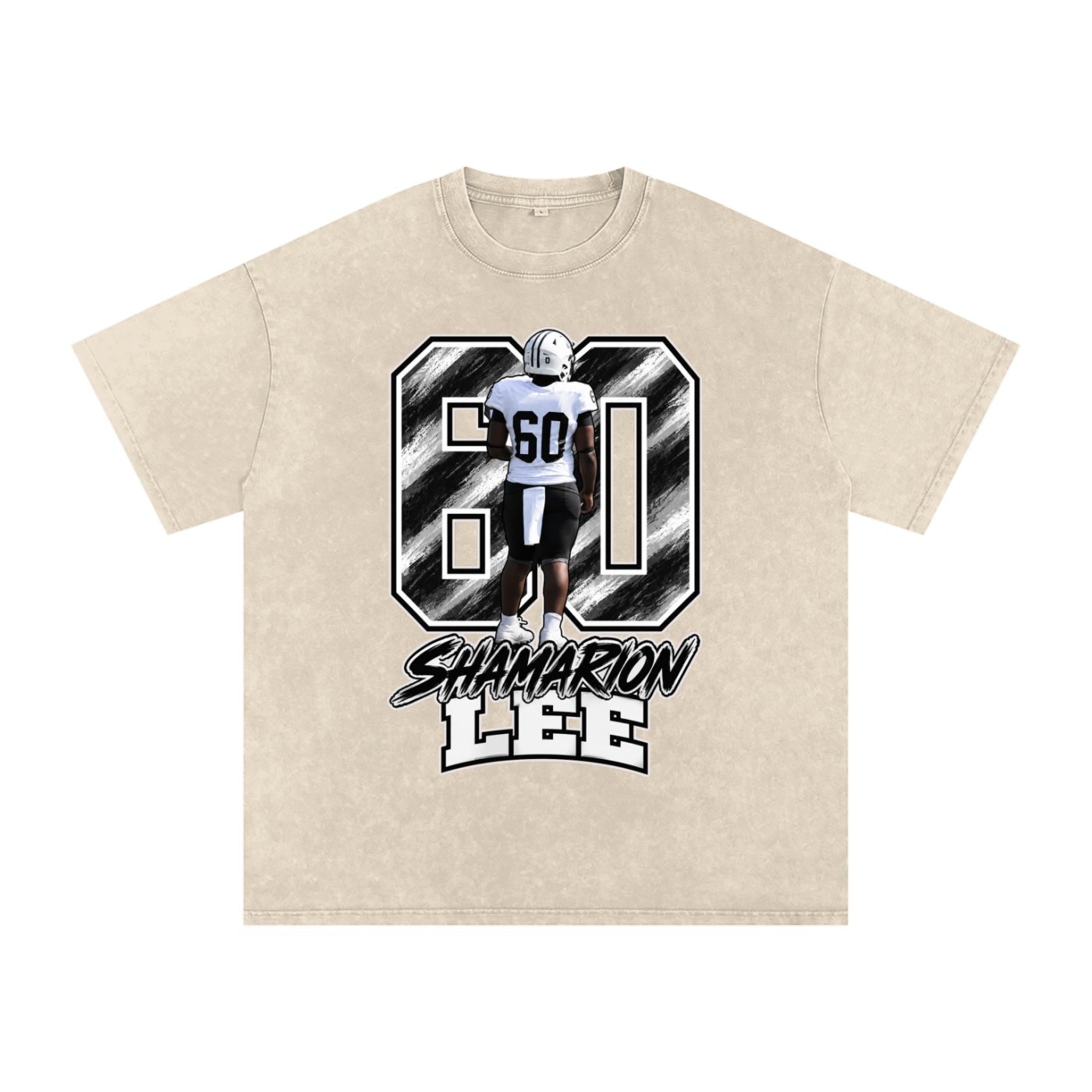 Shamarion Lee Snow Washed Oversized TEE - Image 2