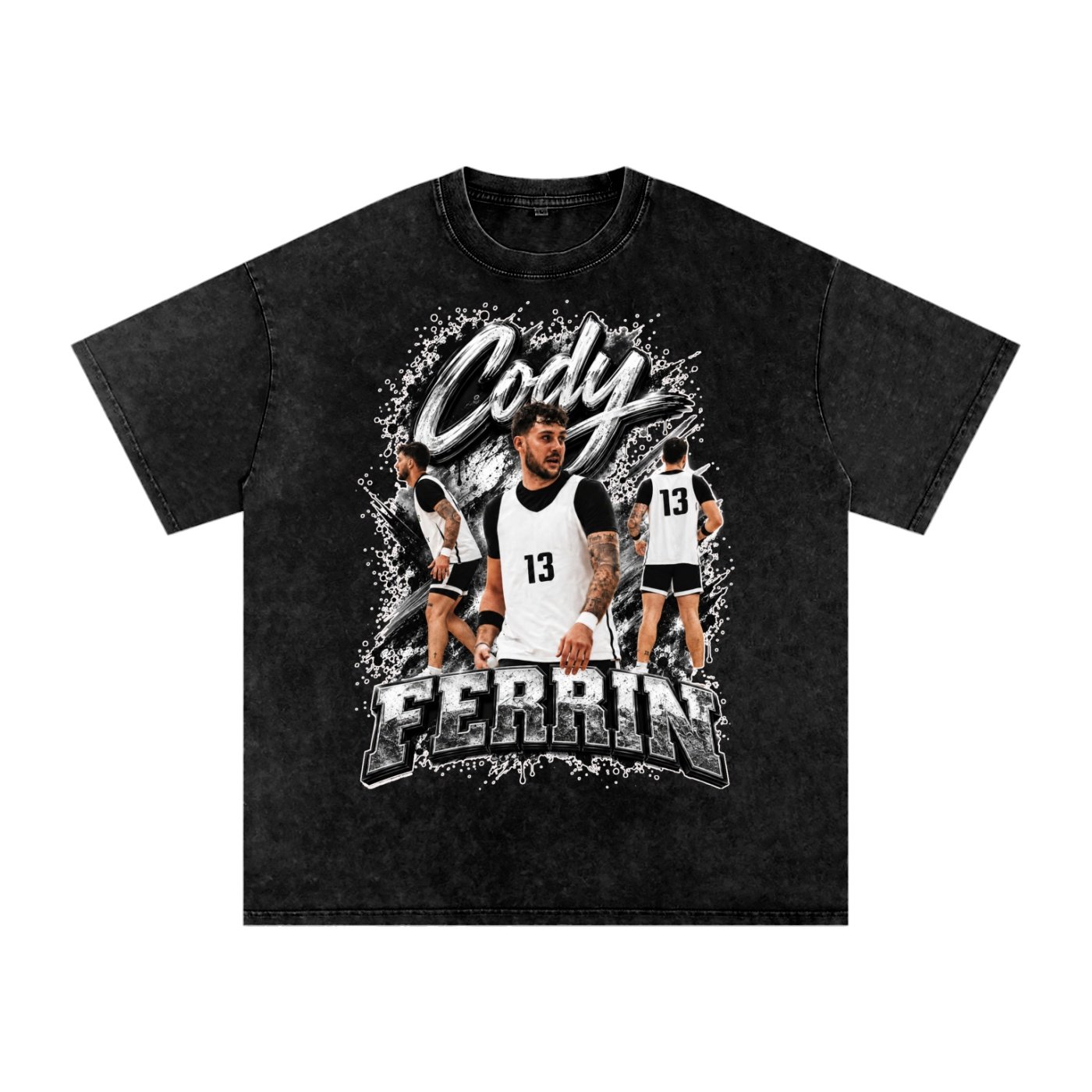 Cody Ferrin  Snow Washed Oversized TEE - Image 1