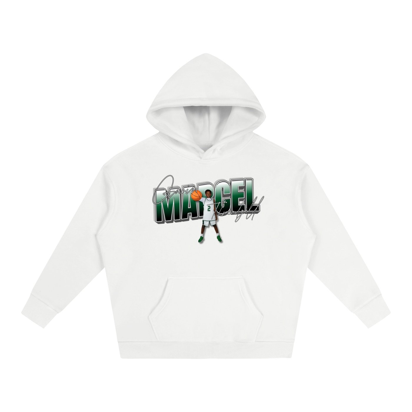 Gavin Marcel Threadgill  Oversize Fleeced Hoodie - Image 2