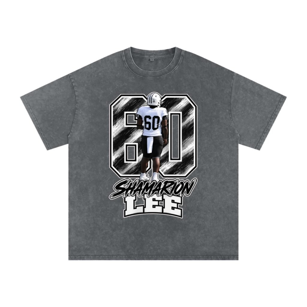 Shamarion Lee Snow Washed Oversized TEE