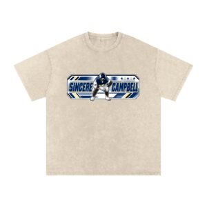 Sincere Campbell Snow Washed Oversized TEE - Image 2