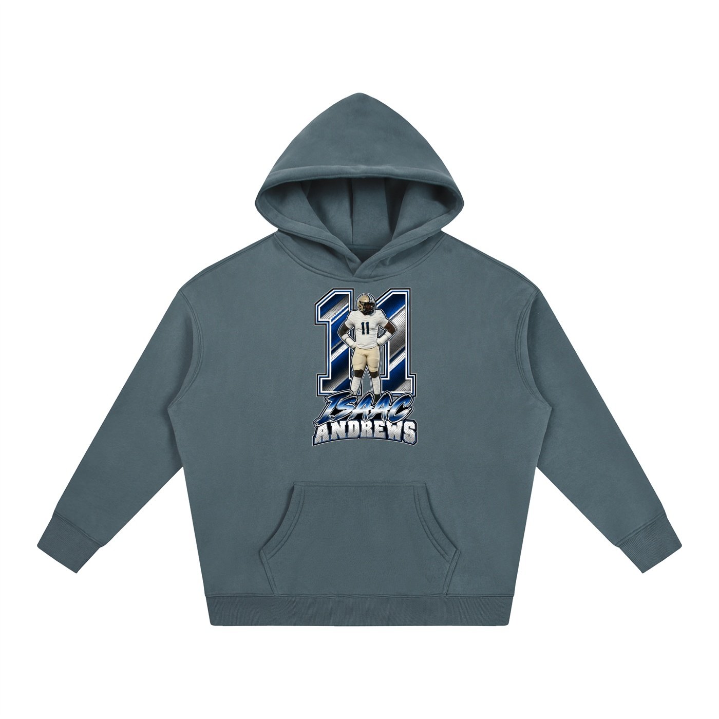 Isaac Andrews   Oversize Fleeced Hoodie - Image 4
